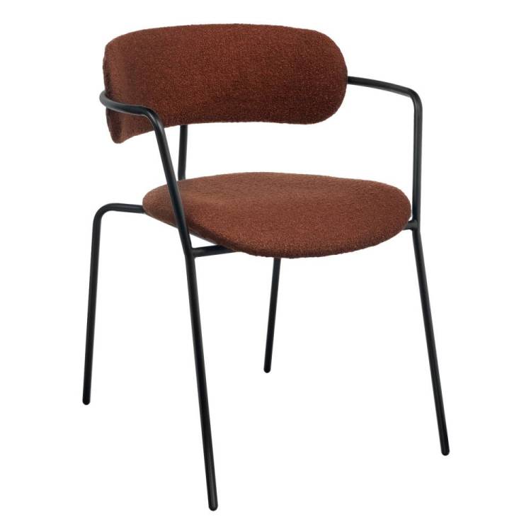 Набор из 2 стульев Bradex Home Ant RF 0832P терракотовый букле