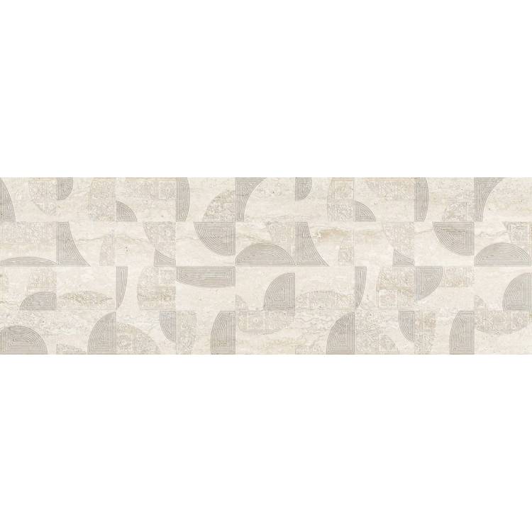 Декор Beryoza Ceramica Травертин 2 Кремовый 25x75