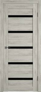 Межкомнатная дверь Владимирская Фабрика Дверей Atum 7 Lin Vellum стекло Black Gloss 800x2000