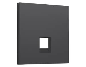 Лицевая панель для компьютерной/телефонной розетки RJ-45/RJ-11 Ambrella Volt Sigma SP9120 графит мягкое касание