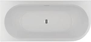 Акриловая ванна Riho Bathtubs B087009105 Desire corner Rechts velvet - белый matt Riho Fall заполнение через перелив, хром Sparkle System 184x84x60