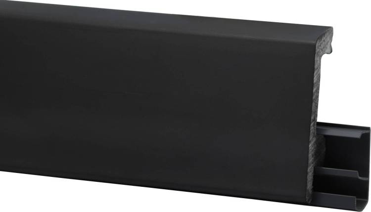 Плинтус Winart Quadro PRO Черный Матовый 2000x80x20