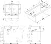 Мойка кухонная Alveus Line 90 1066751 Nat-90 с сифоном, 79x50 фото 3