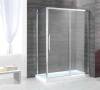 Душевой уголок Cezares LUX-SOFT-W-AH-1-120/80-C-Cr-IV профиль хром, стекло прозрачное, 120x80x200 фото 2