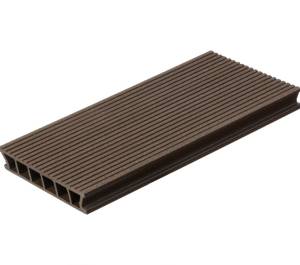 Террасная доска Polywood Neo 6722 Односторонняя Брашированный Вельвет Коричневый 4000x152x28