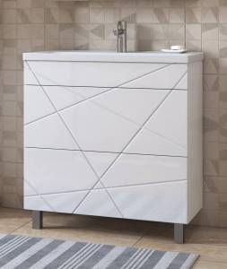 Тумба под раковину Vigo Geometry 800-0-2 tn.GEO.9696.80.2Y белый, для раковины Neo