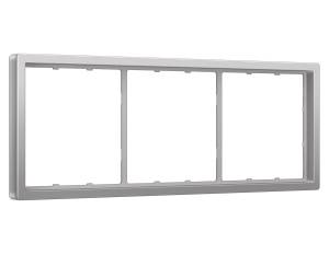 Рамка 3-постовая Ambrella Volt Sigma SF150503 сталь матовый