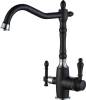 Смеситель для кухни ZorG Steel Hammer SH 812 Black Cr