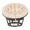 Кресло Tetchair Papasan 23/01W 7223 античный черно-коричневый, бежевый фото 2