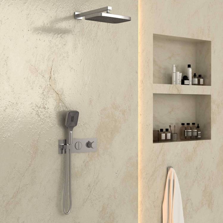 Душевой комплект Vincea VSFW-422T1CH встраиваемый, термостатический, хром