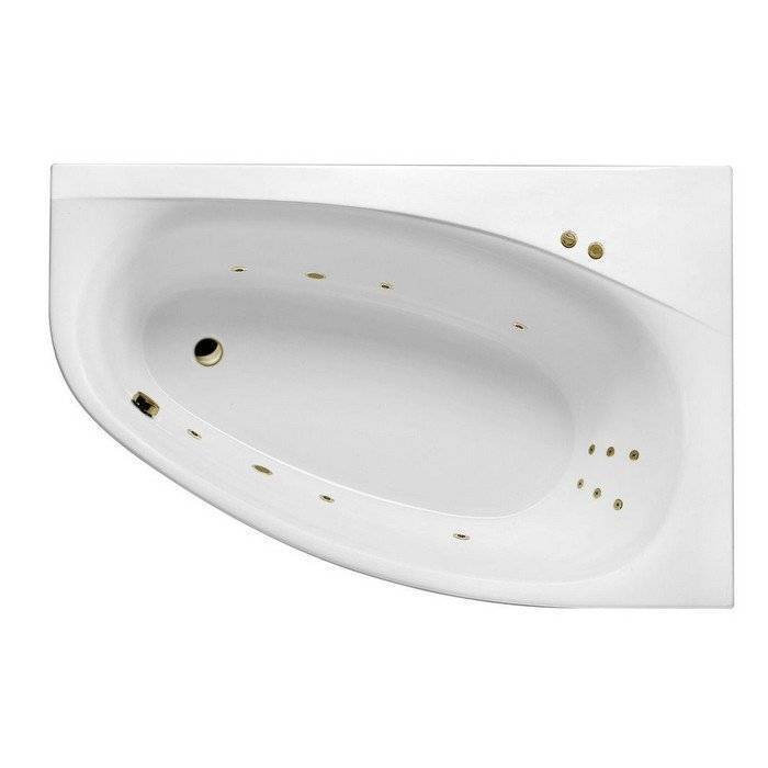 Акриловая ванна Excellent Kameleon LINE WAEX.KMP17.LINE.BR 170x110 правая, бронза