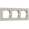 Рамка 3-постовая Werkel Slab W0032917 дымчатый софт