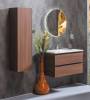 Тумба с раковиной Armadi Art Capolda 85 dark wood фото 3