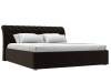 Интерьерная кровать Лига Диванов Сицилия 120879 коричневый 180x200