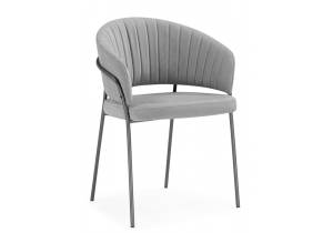 Стул на металлокаркасе Woodville Лео 633132 Серый