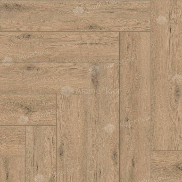 SPC Ламинат Alpine Floor Light Parquet 4/43 4V ЕСО 13-23 Дуб Алиот 600x125