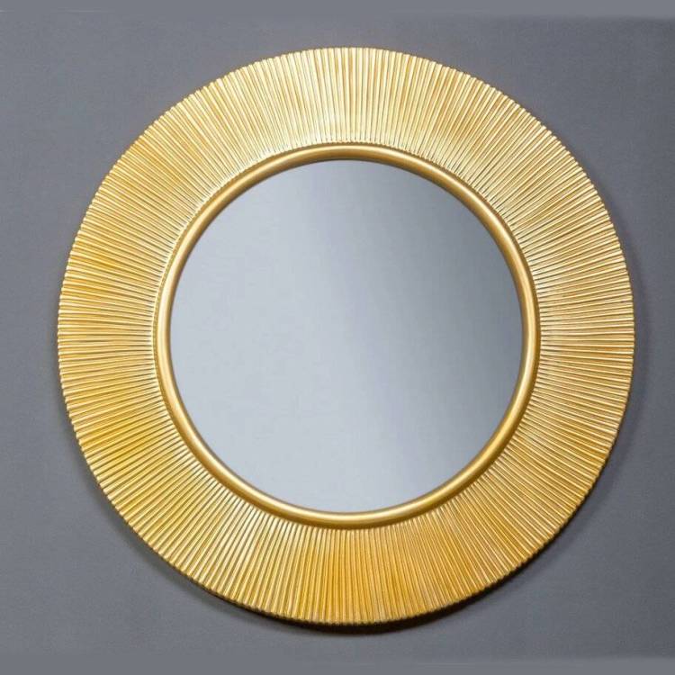 Зеркало круглое Armadi Art 528-G NeoArt Shine золото, с подсветкой