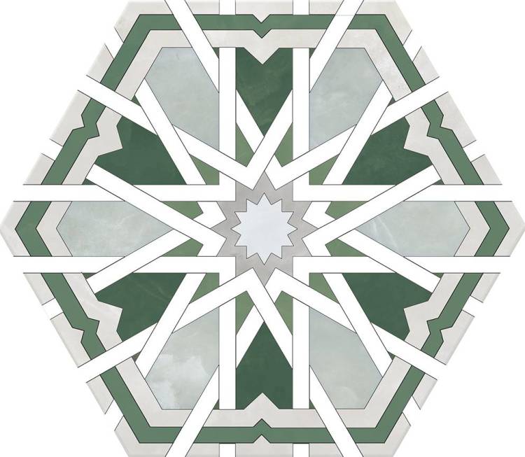 Керамогранит Monopole Radiant Green 20x24