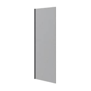 Шторка на ванну Watersense Paula W00211 профиль черный матовый, стекло тонированное, 60x140