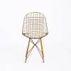 Стул обеденный Stool Group Eiffel AFR-18B-P1 GL/WH с белой подушкой фото 4