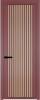 Межкомнатная дверь Profil Doors 3 AGP цвет профиля Красный антрацит, стекло безопасное 6 мм мору золото 700x2000
