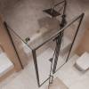 Душевой уголок Niagara Nova NG-85-11AB-A80B-34 профиль черный матовый, стекло прозрачное, 110x80x195 фото 4