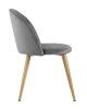 Набор из 4 стульев Stool Group Лион Страйпс DC-69030G HLR-21 X4 серый фото 8