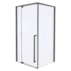 Душевой уголок Azario Male AZ-J50-100-MGR-CL профиль графит матовый, стекло прозрачное, 100x100x195