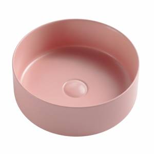 Раковина AQUAme AQM5012MP накладная, 35 см, розовая матовая