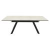 Стол Bradex Home Adam RF 0418 керамогранит бежевый, черный 140(190)x90x75 фото 7