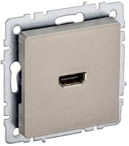 Розетка HDMI IEK Brite BR-H10-K37 шампань
