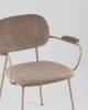 Стул Stool Group Кэрол FDC9124P OTE-MOD410 F13 коричневый бежевые ножки фото 3