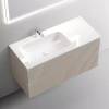 Тумба с раковиной Sancos Snob T SNT100LCE 100 см, L, Beige Soft фото 2