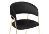 Стул Woodville Kamelia 15319 black / gold фото 5