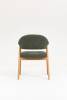 Стул Stool Group Tavu DM4774 OTE-S-355 GREEN зеленый, с деревянными ножками фото 5