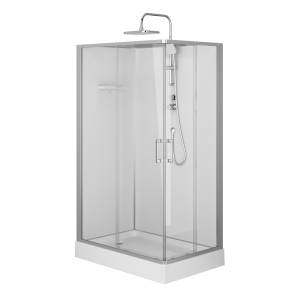 Душевая кабина Am.Pm Above W9XC-403-12080MT профиль хром матовый, стекло прозрачное, 120x80