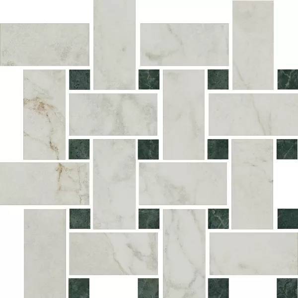Мозаика Kerama Marazzi Серенада T038/SG6540 мозаичный белый лаппатированный 32x32