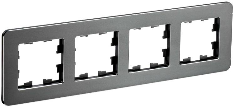 Рамка 4-постовая IEK Brite BR-M42-M-01-K48 титан