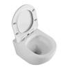 Унитаз подвесной BelBagno Uno BB7306CHR/SC безободковый, с сиденьем микролифт, белый фото 4