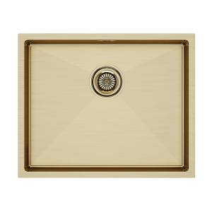 Мойка кухонная Paulmark Next PM215444-BG 440x540 мм брашированное золото