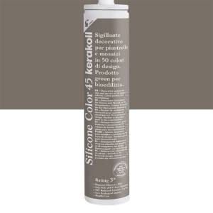 Затирка-герметик Kerakoll Silicone Color 45 Теплый-серый 310 мл