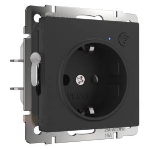Умная встраиваемая розетка с заземлением с защитными шторками Werkel W1171608