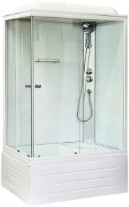 Душевая кабина Royal Bath BP RB8100BP5-WT-R с высоким поддоном, с сиденьем