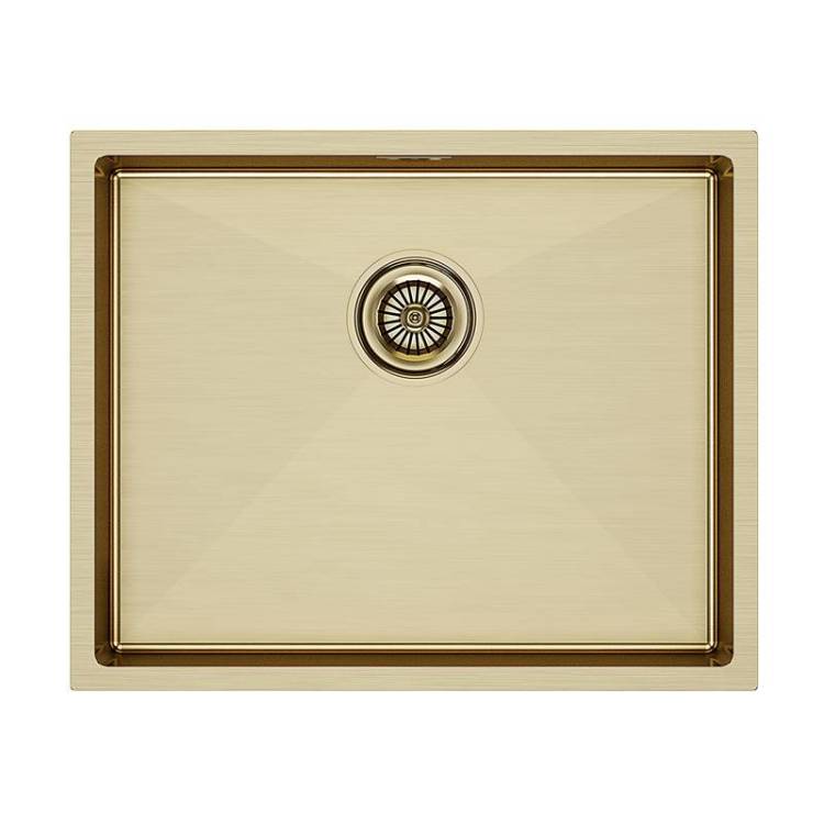 Мойка кухонная Paulmark Next PM215444-BG 440x540 мм брашированное золото