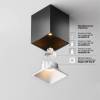 Потолочный светильник Technical Alfa LED C065CL-8W2.7K-SQ-B фото 4