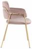 Стул Stool Group Полин FDC6085 MISTY ROSE FUT-64 велюр розовый фото 3