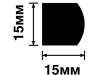 Молдинг Hiwood D15V2 BU22 270x1.5x1.5 фото 2