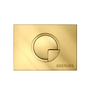 Кнопка смыва Berges Novum R9 040029 золото глянец