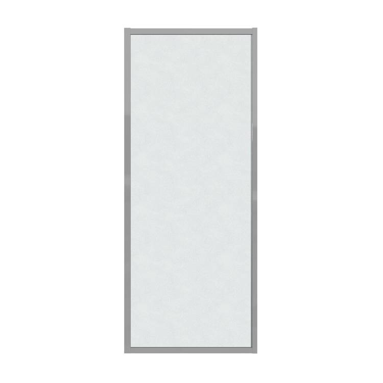 Душевая перегородка Grossman Style 200.K33.05.100.10.02 профиль хром, стекло шиншилла, 100x195