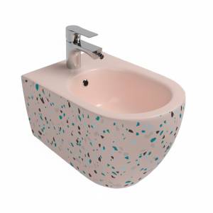 Биде подвесное Isvea Infinity 10NF41001SV-2S-TRZ лососевое матовое